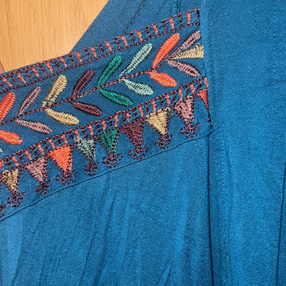 Woman’s Embellished/Embroidered FREE PEOPLE BOHO Tank Top SIZE: Small - Picture 6 of 7